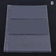 10 pcs/1 pc 3-compartment loose leaf banknote album page collector holder 1pc 3-slot 80x177mm