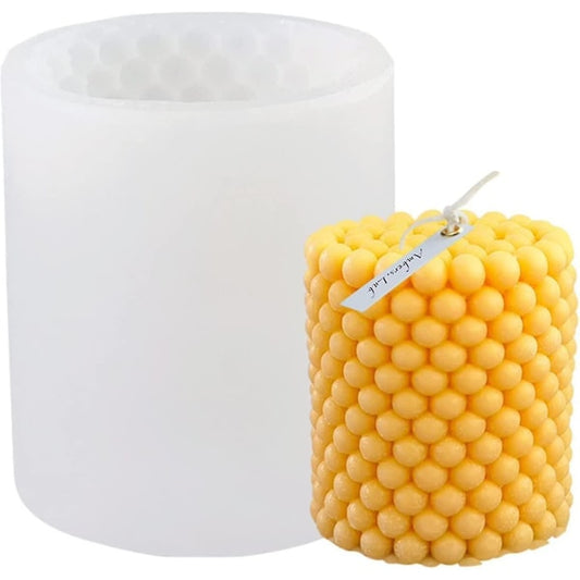 Candle mold, 3D cylindrical molds, geometric modern mold, candle making molds, DIY mold, molds for di_max