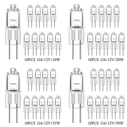 10 pcs Halogen Bulbs Capsule Lamps Lamps Lights G4-12V-35W