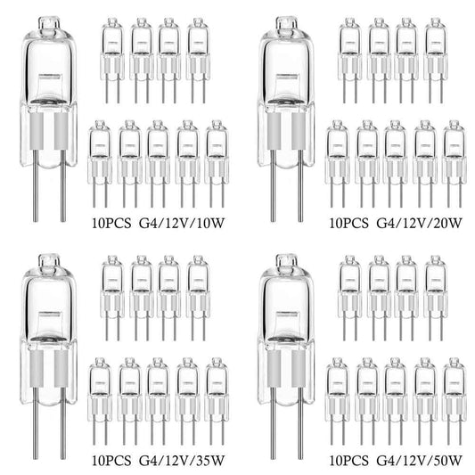 10 pcs Halogen Bulbs Capsule Lamps Lamps Lights G4-12V-35W