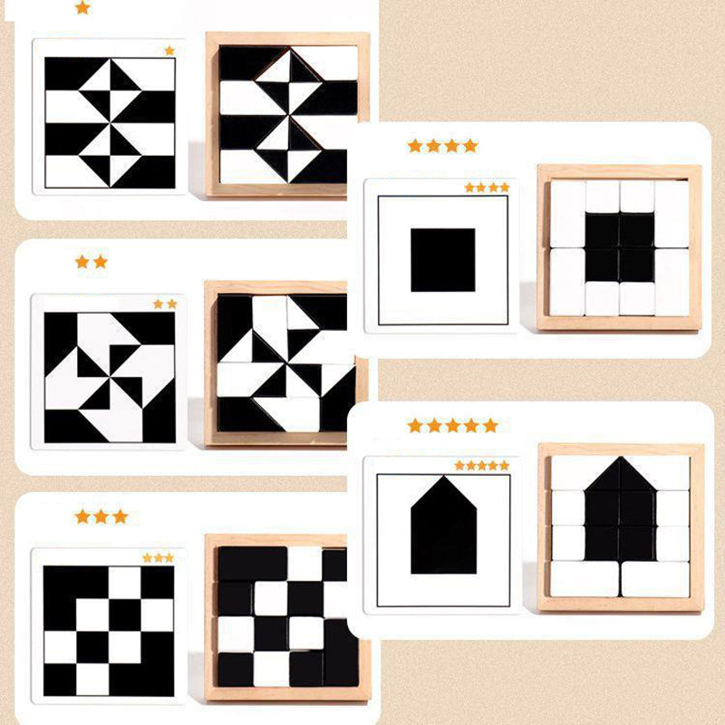 Hidden Block Puzzle Puzzle Toys Wooden Puzzle C