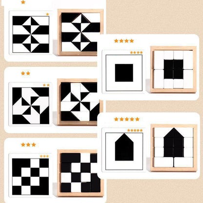Hidden Block Puzzle Puzzle Toys Wooden Puzzle C
