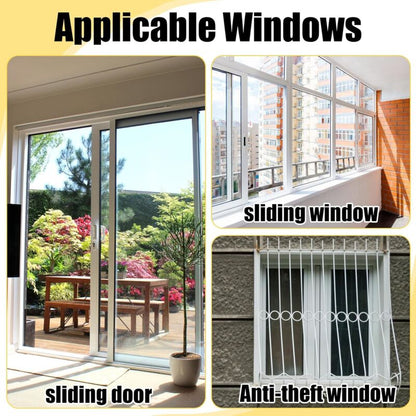 Sliding Window Locks, 4pcs Sliding Window Locks, Adjustable Window Lock for Sliding Doors - Reinforced Aluminum Alloy Security for Your Windows