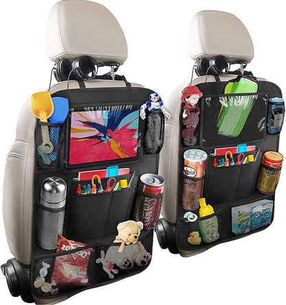 2-PACK Universal car back seat mobile/tablet multiple holders Black Black Black