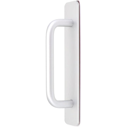 2pcs Self-Adhesive Aluminum Alloy Door Handle Push-Pull Sliding Door Handle Without Drilling for Gate Cabinet Toilet, 150 x 25mm