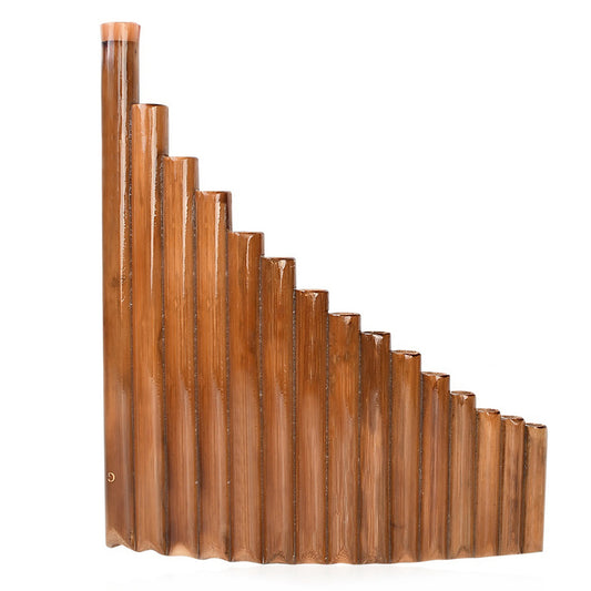 Pan Flute 15 pipes Natural bamboo Wind instrument Pan Flute G-tone Pan Flute Handmade Woodwind instrument