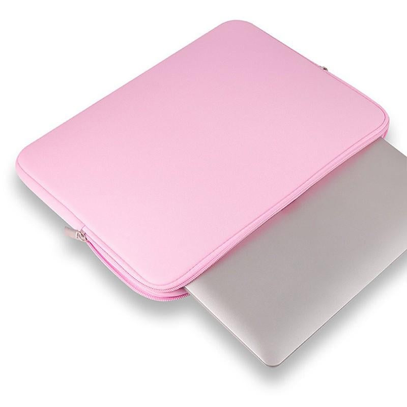 Computer Case / Laptop Case - Select Size Pink Pink 15 inch - Pink