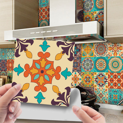 Waterproof Tile Stickers for Kitchen, Furniture, Table 15x15cm - 24 pcs