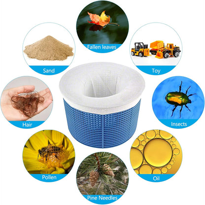 20pcs Pool Skimmer Socks, Pool Filter Socks for Above Ground Pool Skimmer to Catch Leaves, Protect the Pool and Clean It