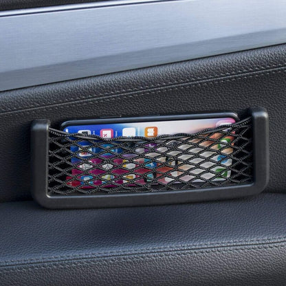 Car Phone Mesh Pocket, Use as Car Glasses Holder and Smartphone Holder or Organizer - Car Storage Net with Universal Mesh Design - New and Improved