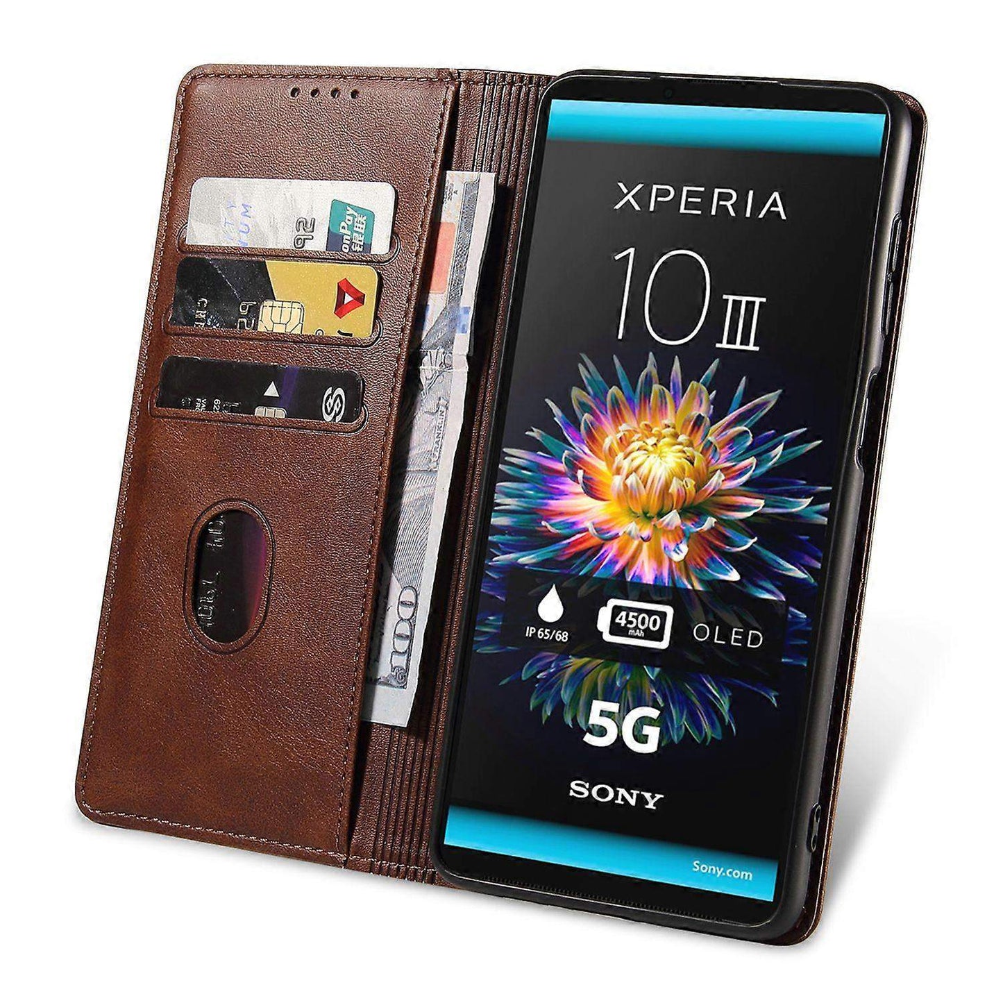 Compatible with Sony Xperia 10 III 5G Mobile Case - Perfect Brown-max Brown