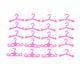 20 pcs/lot Pink Hangers Dress Clothes Accessories For Barbie Doll 0