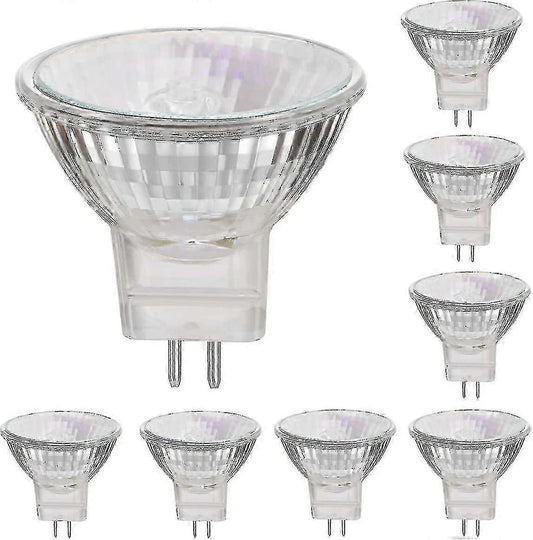 12V 35W Halogen Bulbs Gu5.3 Spot Base Warm White, Dimmable, 8-pack 35W