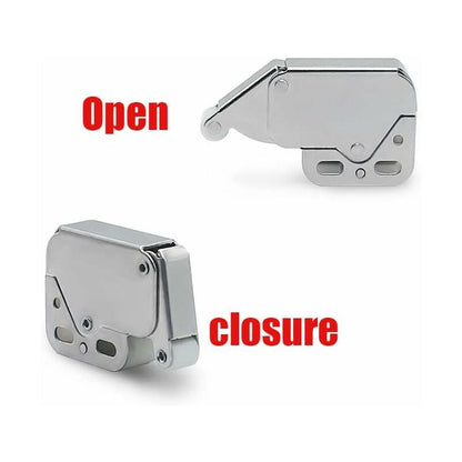 Mini latches with spring, 6 pcs Mini automatic spring lock, Spring lock, Spring lock Mini cabinet lock Mini latch for kitchen cabinet door
