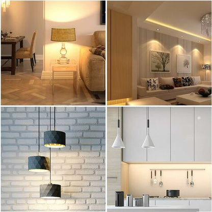 GY6.35 LED bulb, LED G6.35 12V, 7W halogen bulb equivalent to 50W, warm white 3000K, 360° beam angle, for cabinet lighting, non-dimmable (2-pack)