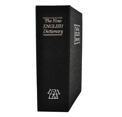 Hidden safe | Book safe with lock black black_max black