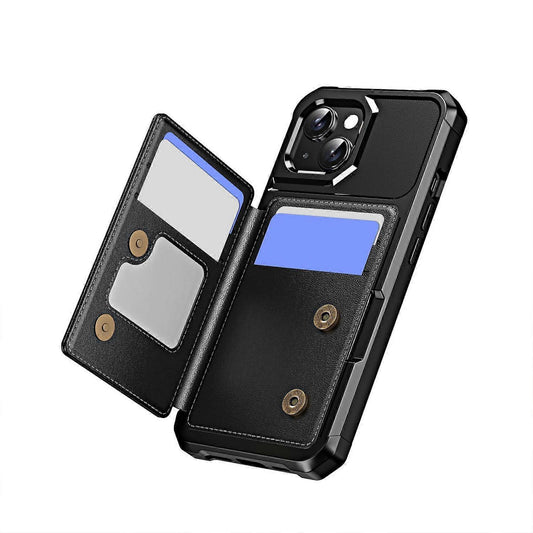 Horizontal Flip Card Slot Leather Phone Case For iPhone 14 Plus