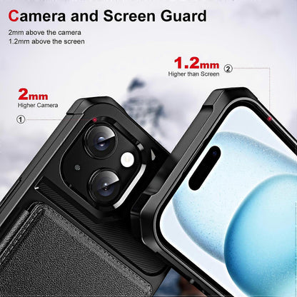 Horizontal Flip Card Slot Leather Phone Case For iPhone 14 Plus