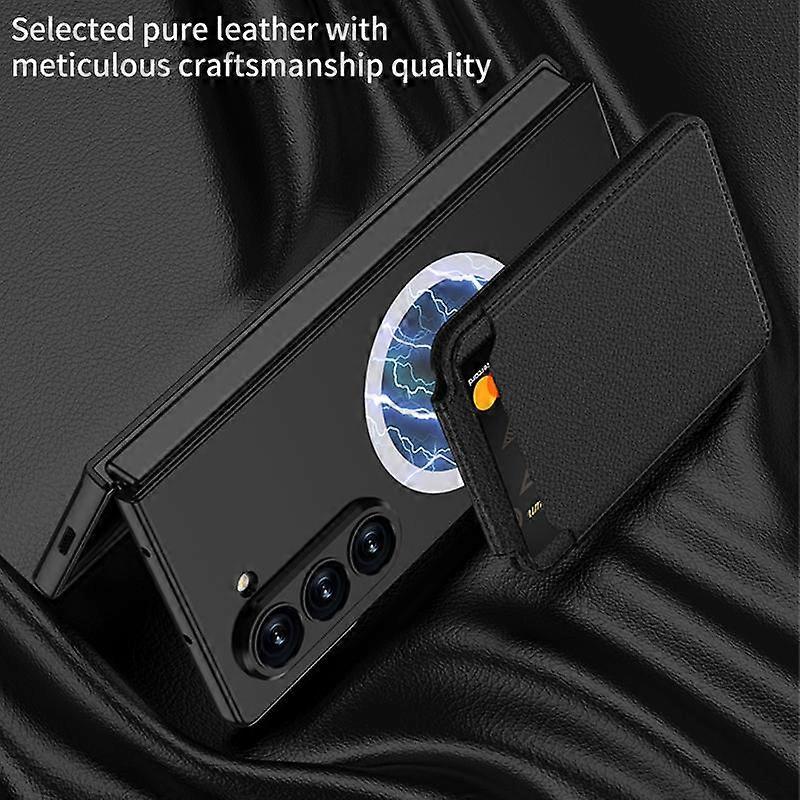 GKK Integrated Magnetic Foldable Card Slot Phone Case For Samsung Galaxy Z Fold7 5G Grey Grey