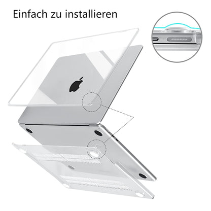 Case Compatible with NEW MacBook Air 13.6 inch M2 A2681, 2022 Release, Ultra-thin Smooth Hard Shell Protective Case, Crystal Clear