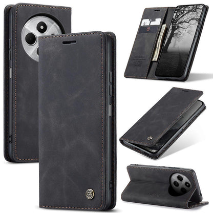 For Xiaomi Redmi 14C 4G Case CASEME 013 Series Card Holder Stand Leather Phone Case Multicolor Multicolor Multicolor Style B