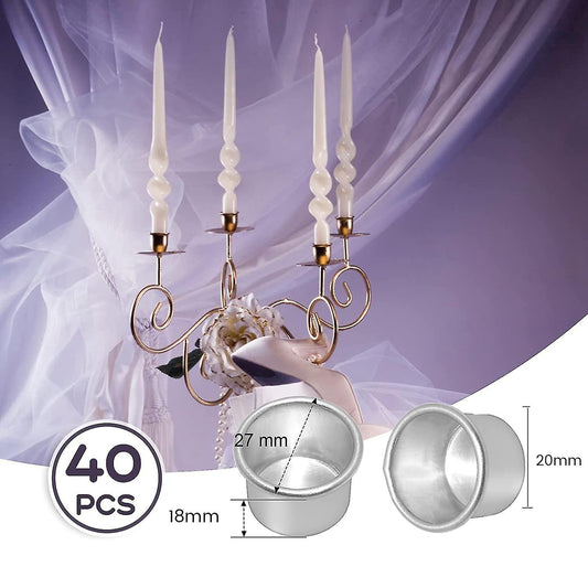 Candlesticks for conical candles, candlestick, tealight holder, candle insert table candle, candle cup