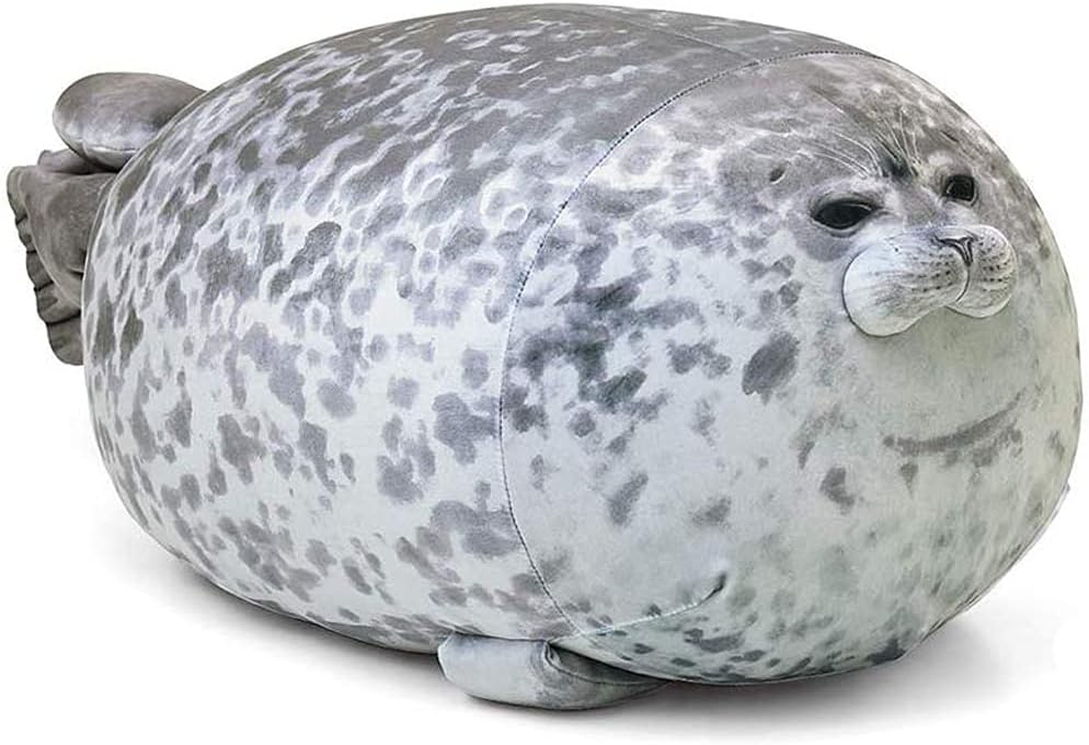 Thick seal pillow cute seal plush toy stuffed animal toy_tfrf 30CM