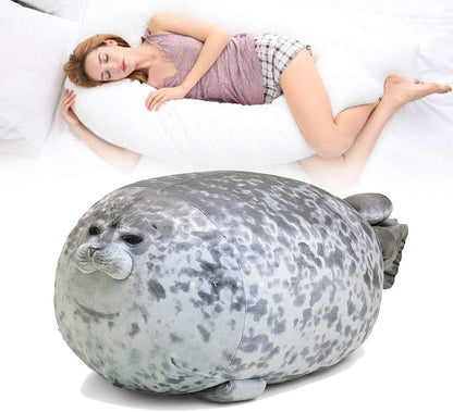 Thick seal pillow cute seal plush toy stuffed animal toy_tfrf 30CM