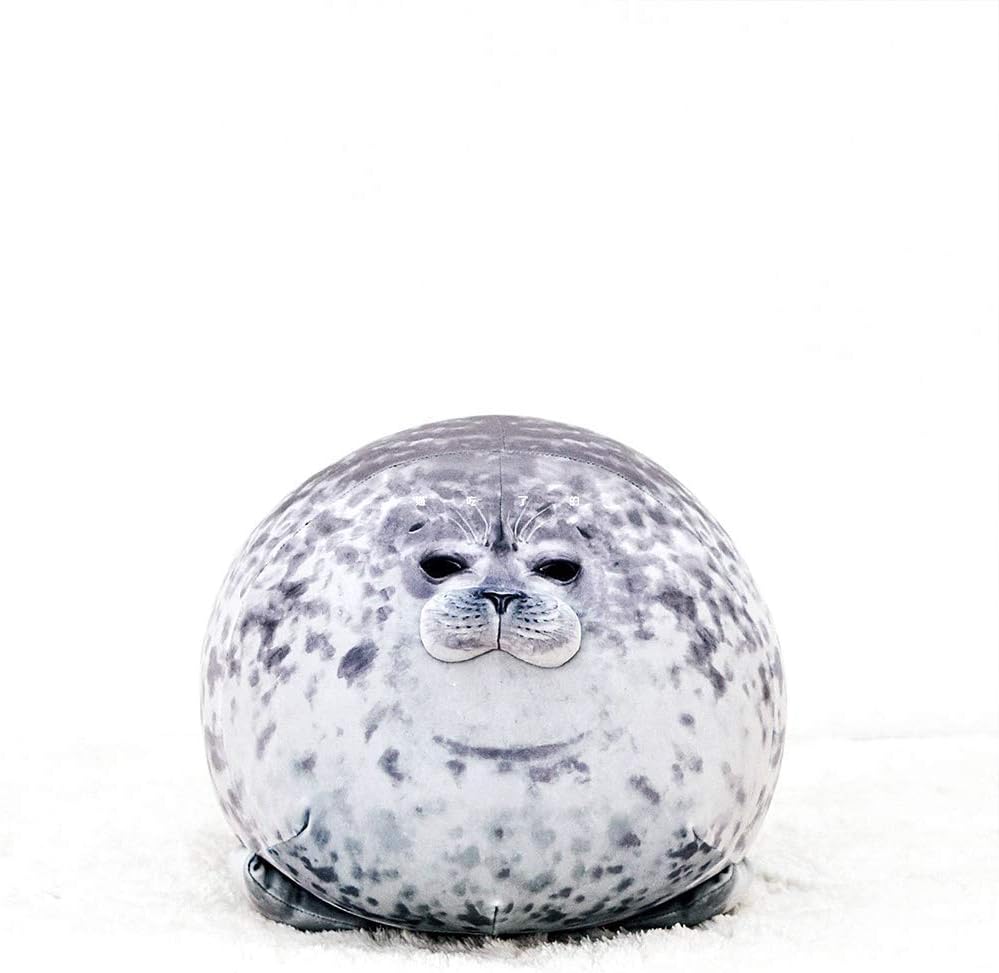 Thick seal pillow cute seal plush toy stuffed animal toy_tfrf 30CM