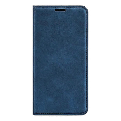 Retro-skin Magnetic Leather Phone Case Dark Blue For Samsung Galaxy M34 5G