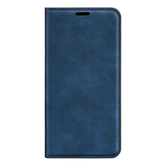 Retro-skin Magnetic Leather Phone Case Dark Blue For Samsung Galaxy M34 5G