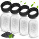 Cat Water Fountain Filter Set of 16 Compatible with Stainless Steel Pet Fountain Includes 8 Replacement Filters and 8 Sponges