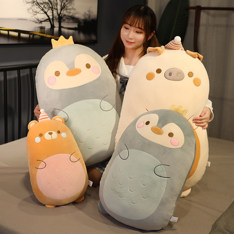 Squishmallow Pillow Doll Kawaii Animal Fat Dinosaur Pillow Plush 80cm Unicorn 60cm-max Unicorn 60cm