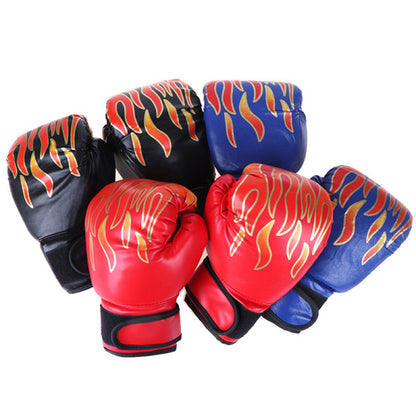 Boxing Gloves Children Junior Youth Sparring Training Kickboxing one size Red