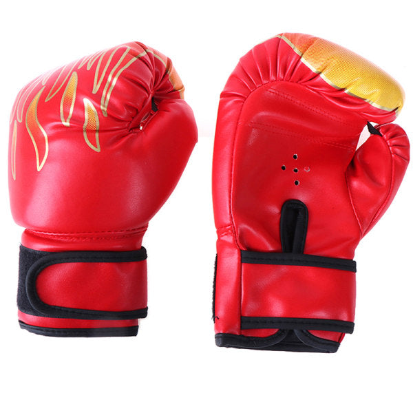 Boxing Gloves Children Junior Youth Sparring Training Kickboxing one size Red