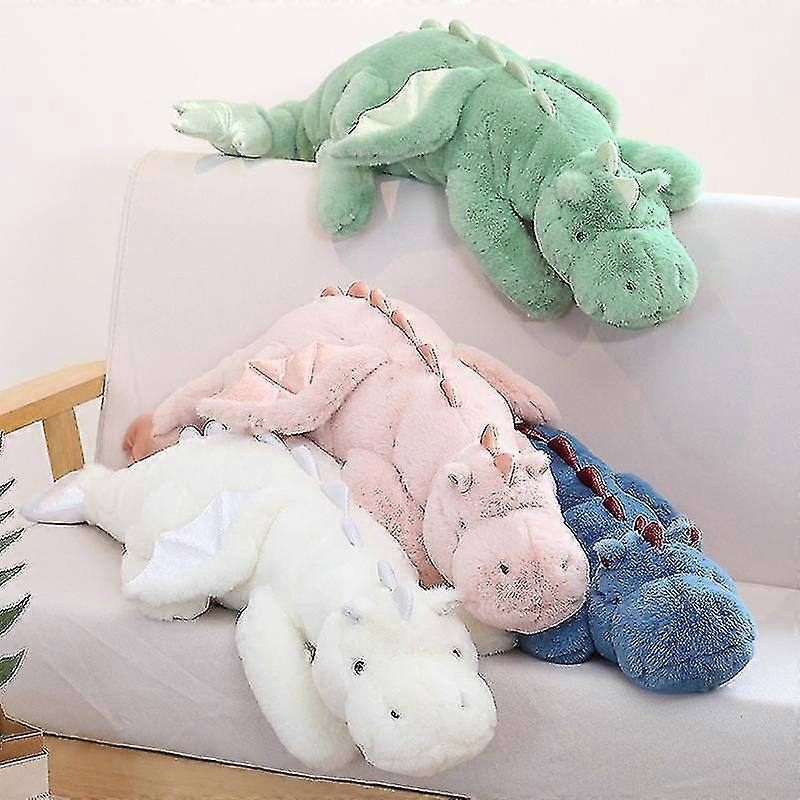 Cute Plush Dragon, Weighted Dinosaur Toy Children Adult Gift Or Decoration Pink 110cm