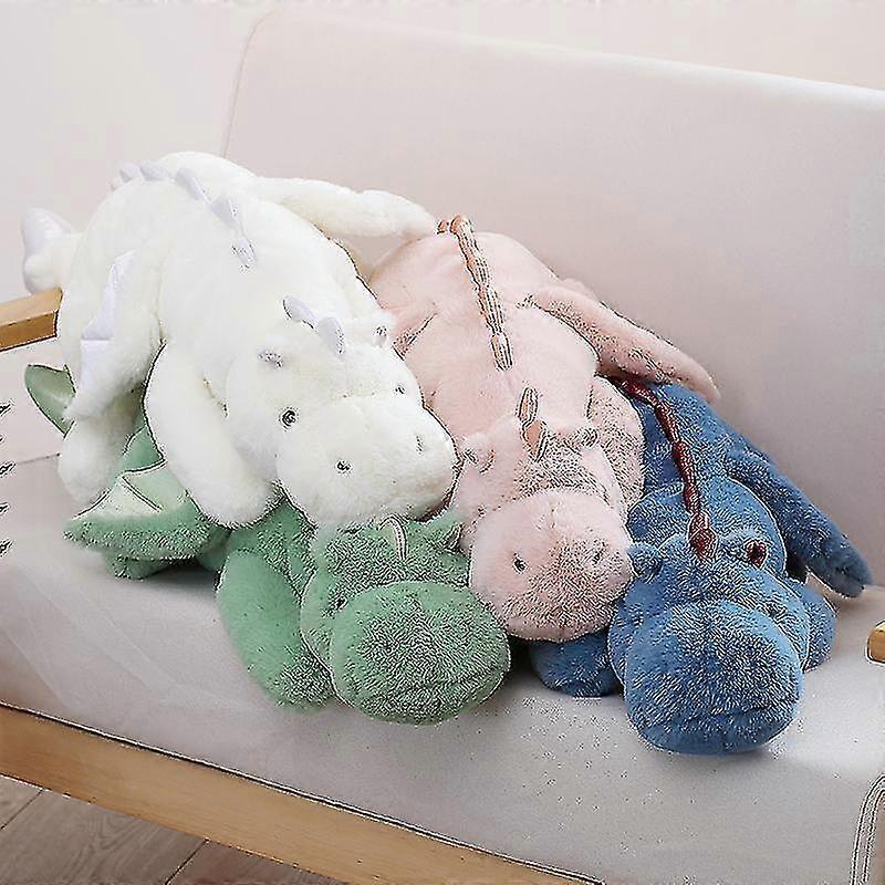 Cute Plush Dragon, Weighted Dinosaur Toy Children Adult Gift Or Decoration Pink 110cm
