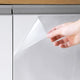 Transparent Self-Adhesive Film 45x500cm Oil-Resistant Waterproof Vinyl Roll Stickers for Kitchen Wall Furniture Protection Decorative Film