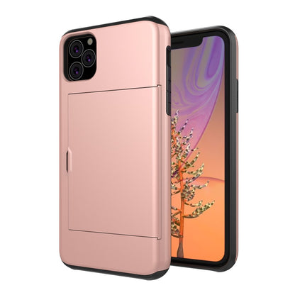 iPhone 11 with card slot Rose Gold colored mobile phone case