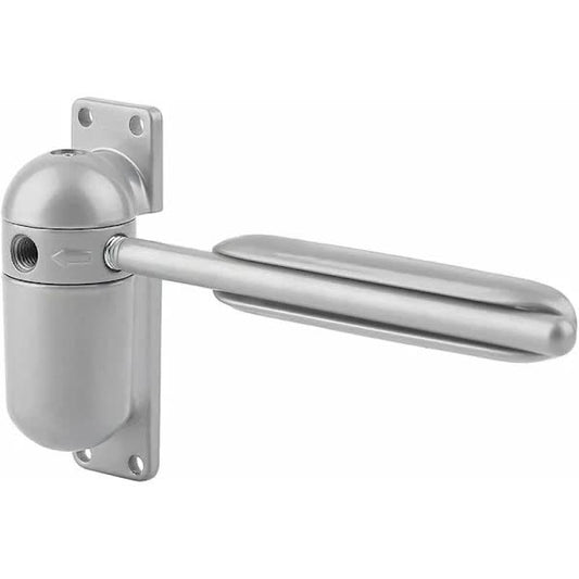 Adjustable Durable Door Closer Surface Mounted Automatic Door Spring for Self-Closing (Gray)