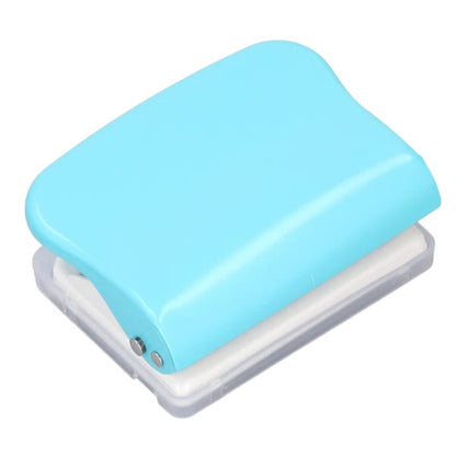 Paper Binding Machine Handheld Portable Spiral Binder A4 A5 A6 A7 Spiral Book Round Hole Punch School Home Light Blue