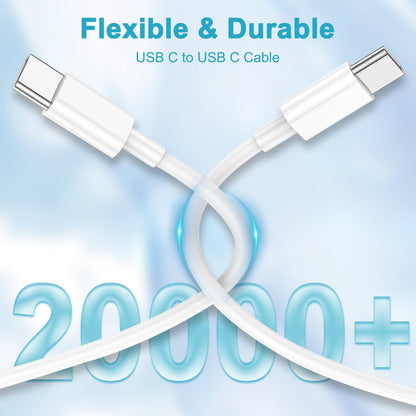 25W USB C Fast Charger with 2m Cable for Samsung Galaxy S25 S24 Ultra/S23/S22 Ultra/S22+/S21 FE 5G/S20/S10/S9/A52S/A55 5G/A13/Note20, Type C Connector