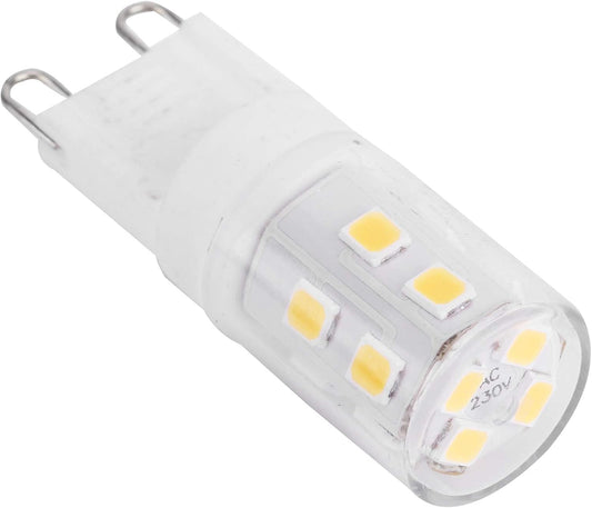 10pcs G9 2W 16LED Mini LED Bulbs, Ceramic Base, Eye Protection, Dimmable Design, Energy Saving Equivalent to 30 Watt Halogen