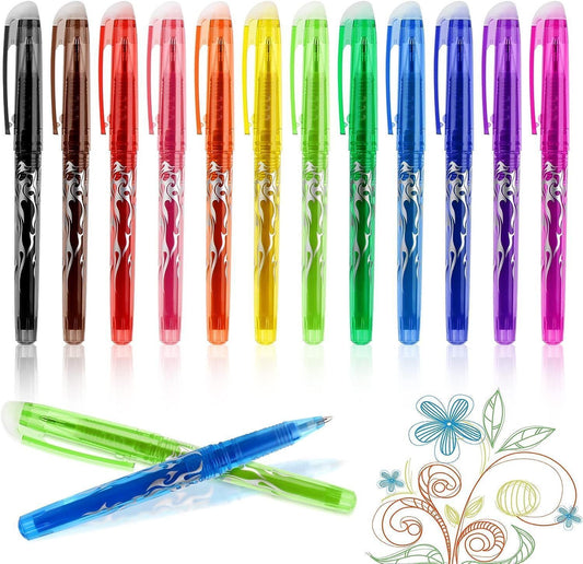 Erasable Gel Ink Pens 12-pack, MultiColor