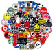 100pcs MultiColor Fashion Graffiti Stickers, Waterproof for Laptop Luggage Skate