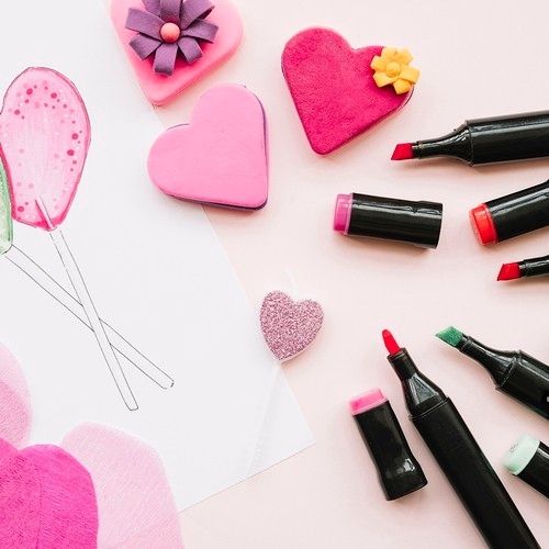 80-Pack Double-Sided MultiColor Marker Pens with Case