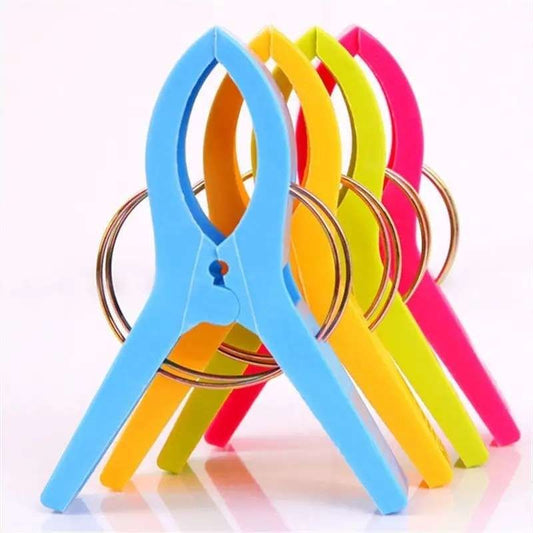 12 pcs Large Clothes Pegs, MultiColor, for Towel and Beach Towel