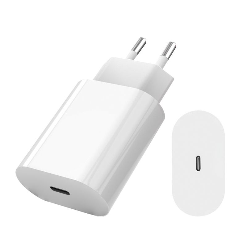 20W Fast Charger with 2m USB-C Cable, White, Compatible with iPhone