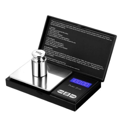 Pocket Scale Digital 0.01g-200g, Black