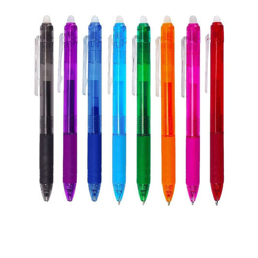 8-Pack Erasable Gel Ink Pens, Multi-Color Erasable Pens